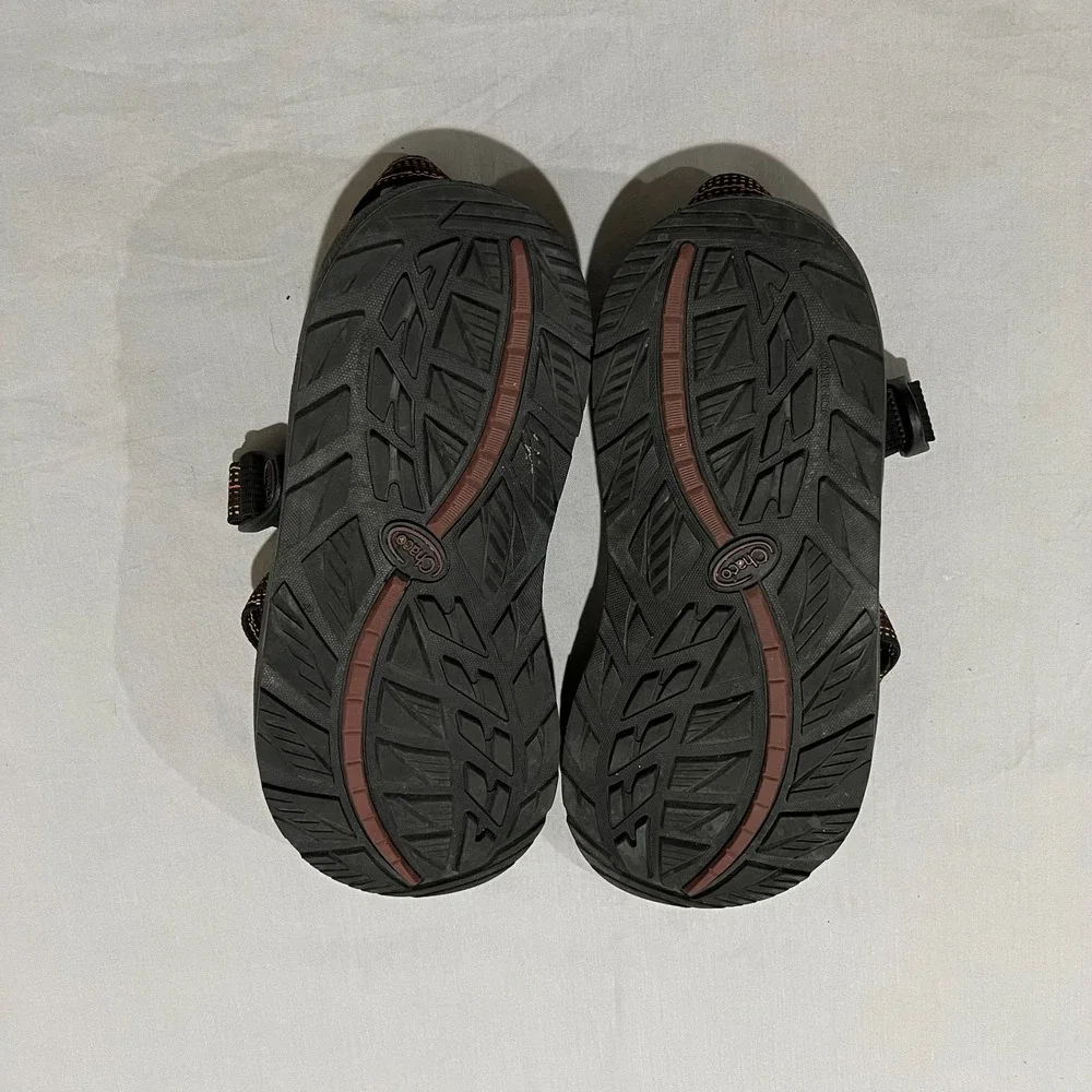 Chaco Z/Cloud Mens Black Orange Outdoor Hiking Banded Sandals JCH107347 Size 12
